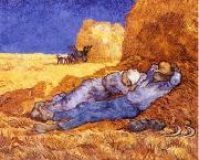 Vincent Van Gogh Noon : Rest from Work oil painting picture wholesale